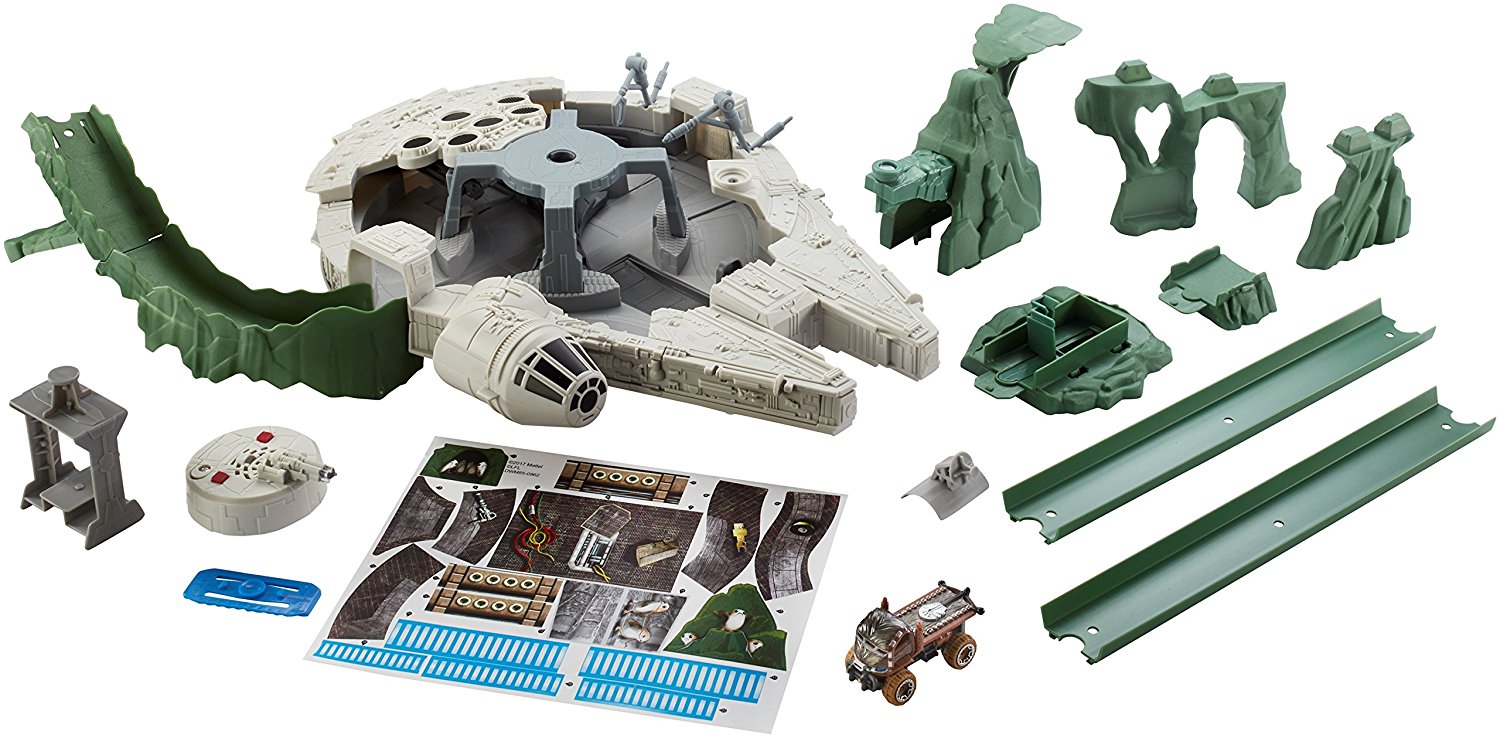 star wars millennium falcon playset