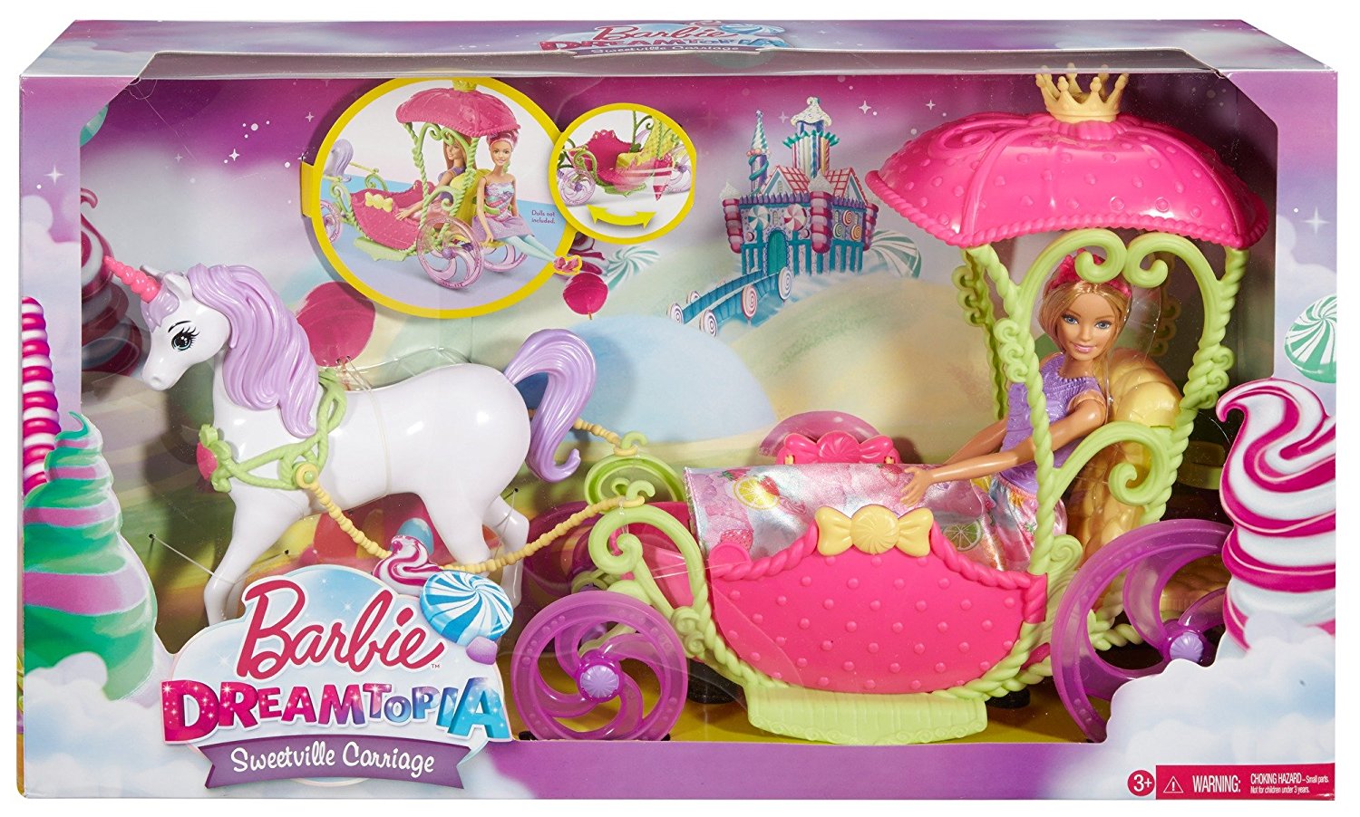 barbie dreamtopia carriage