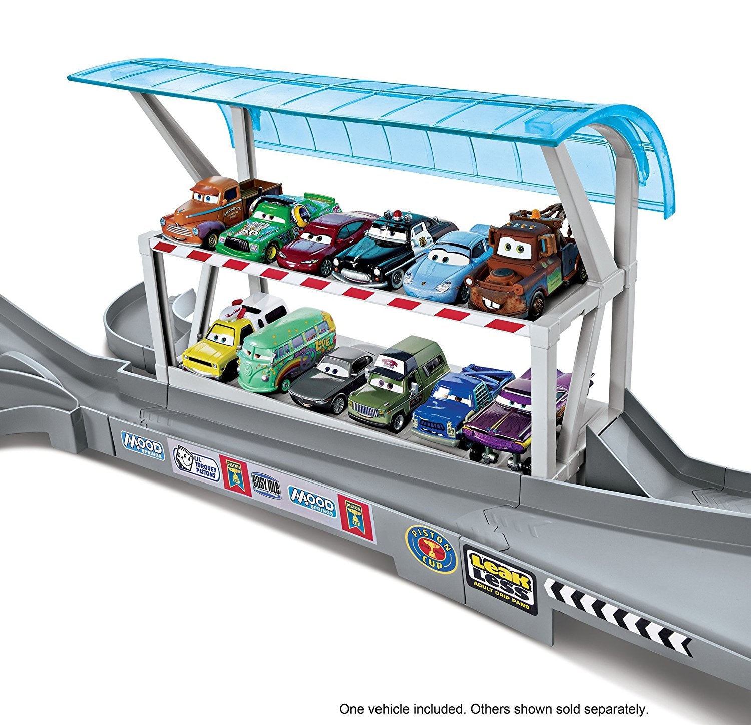 disney cars 3 florida speedway spiral playset