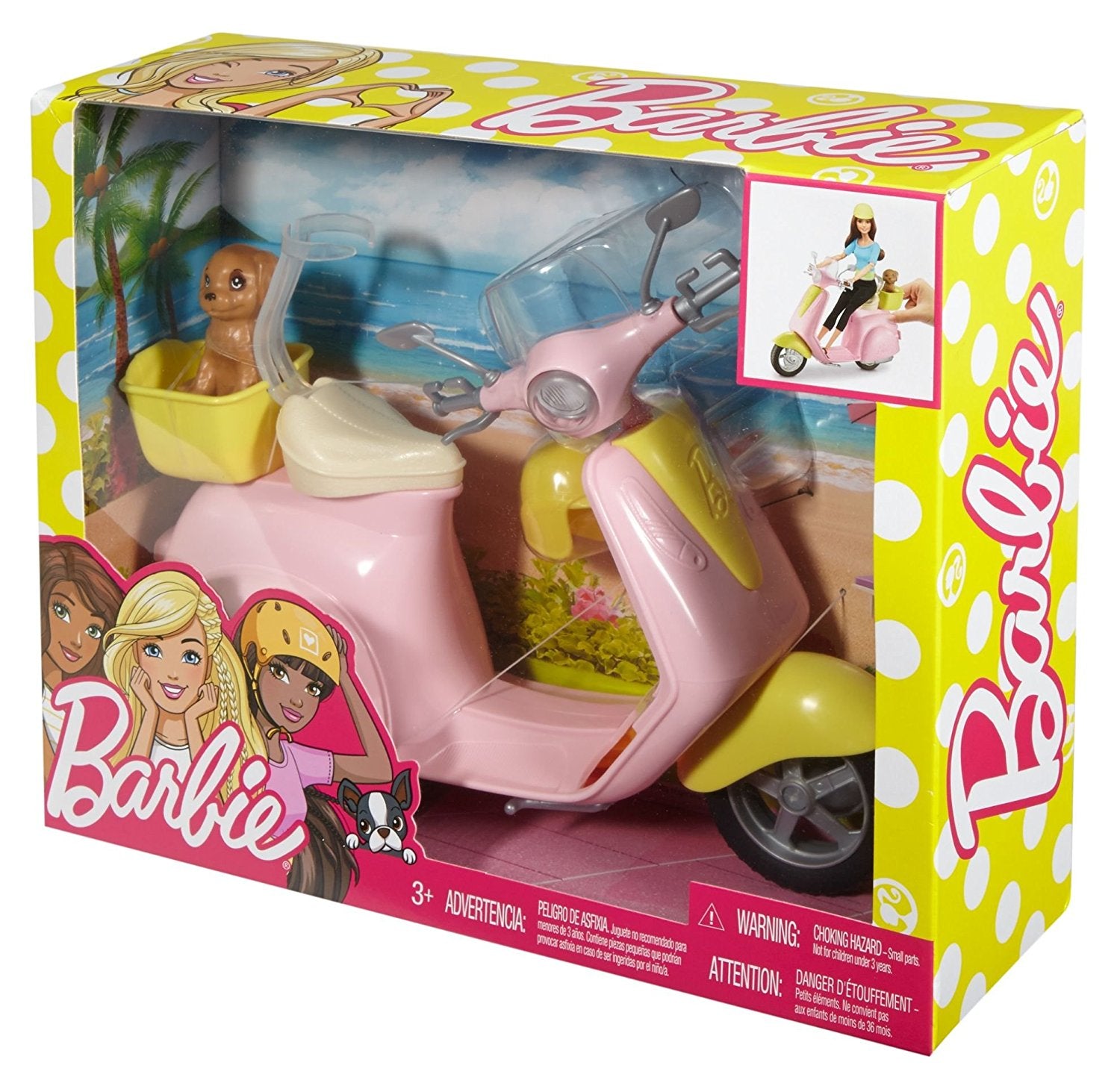 barbie moped