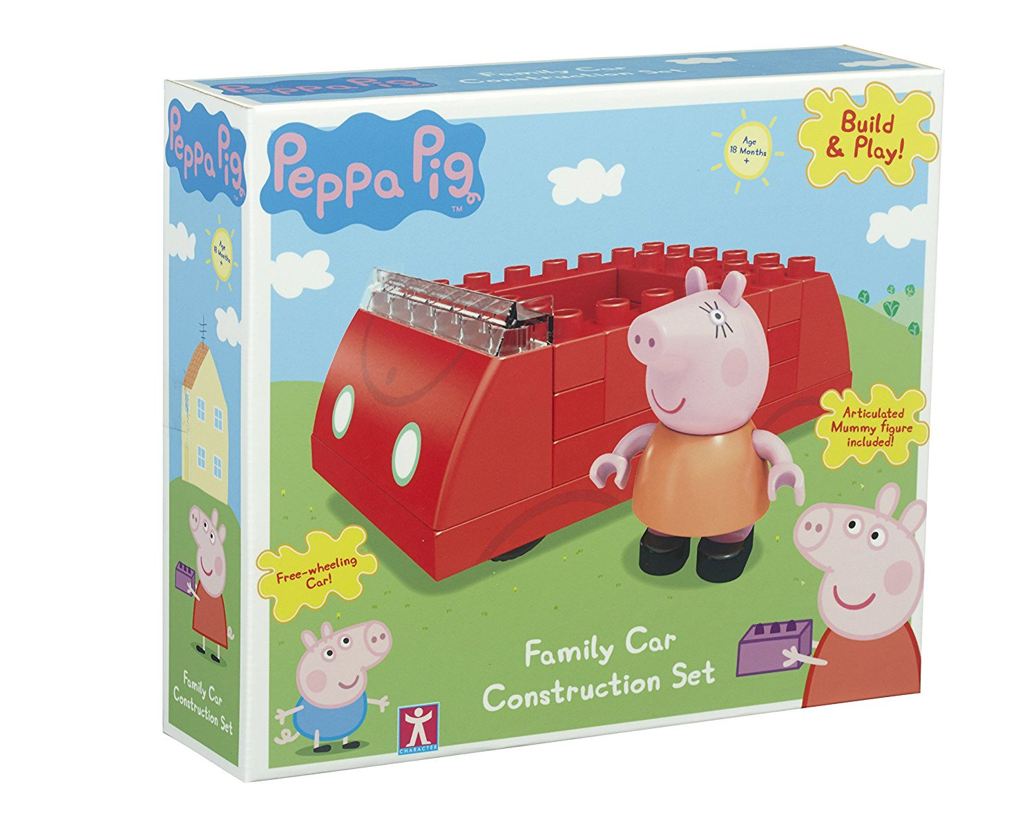 peppa pig car set