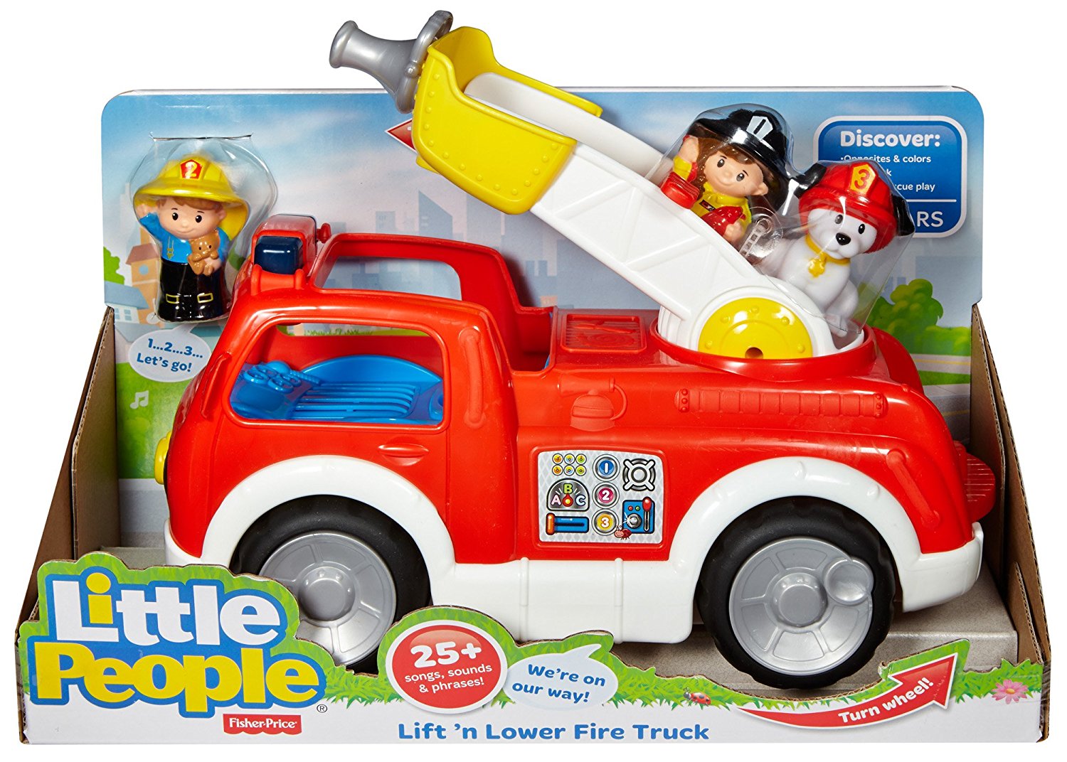 fisher price lift and lower fire truck