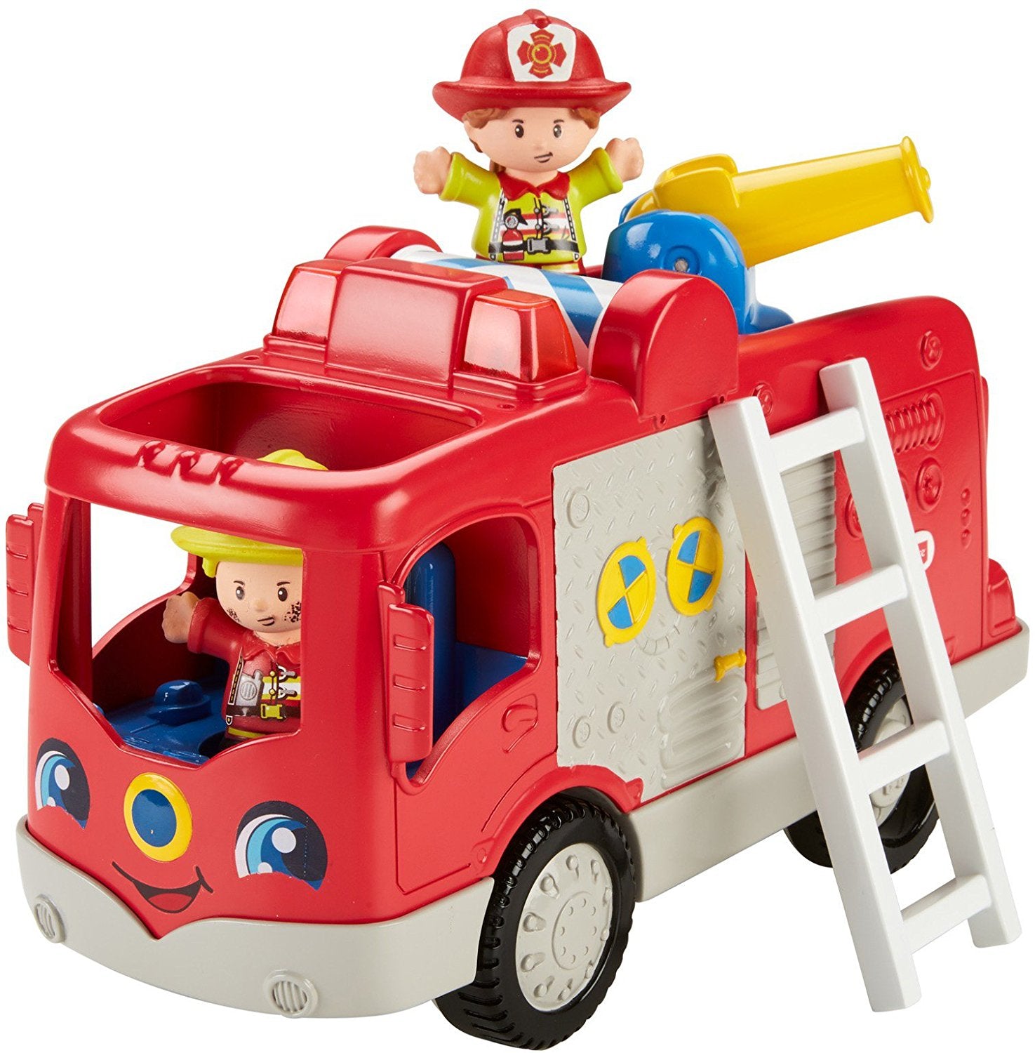 little people helping others fire truck