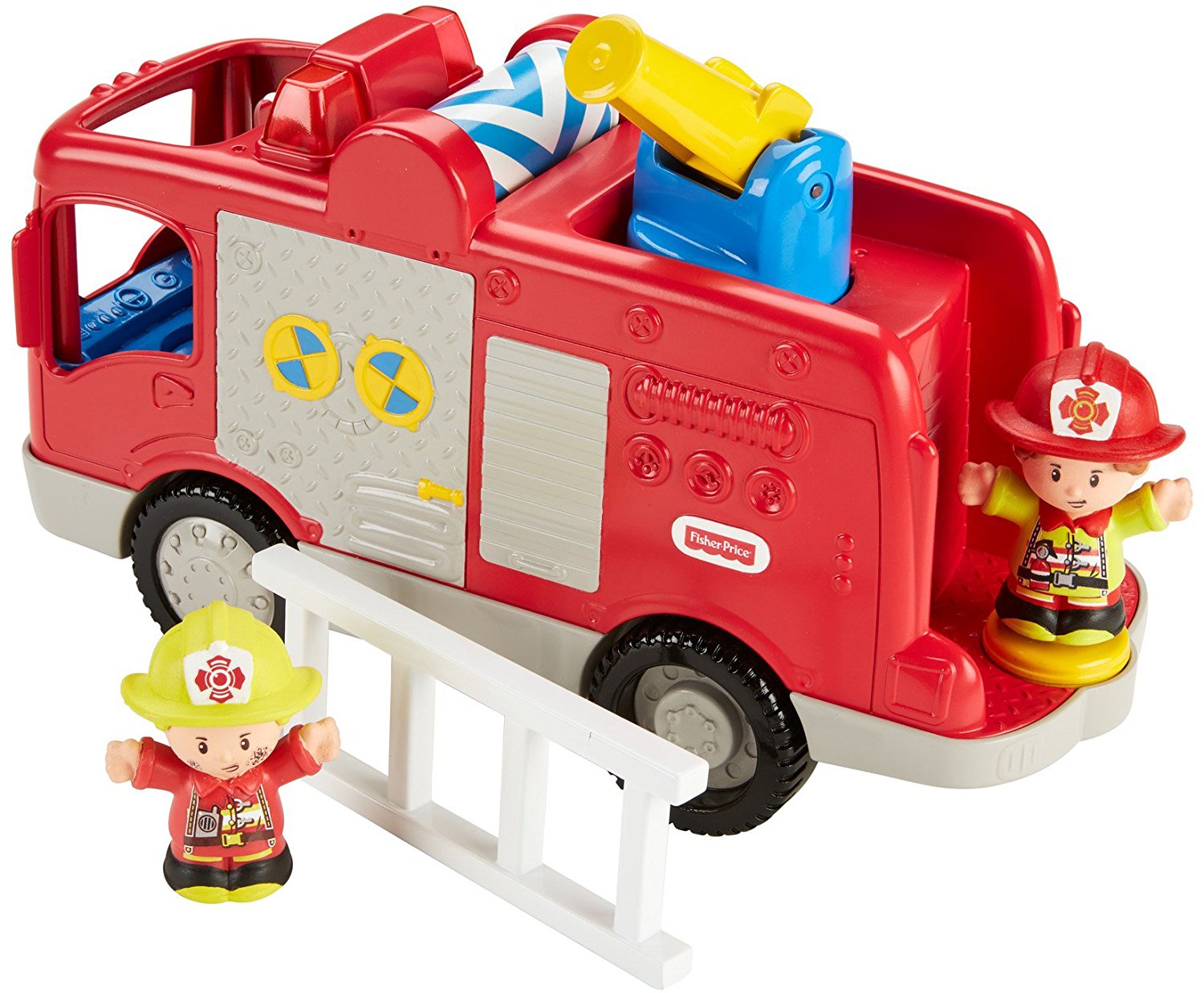 little people helping others fire truck