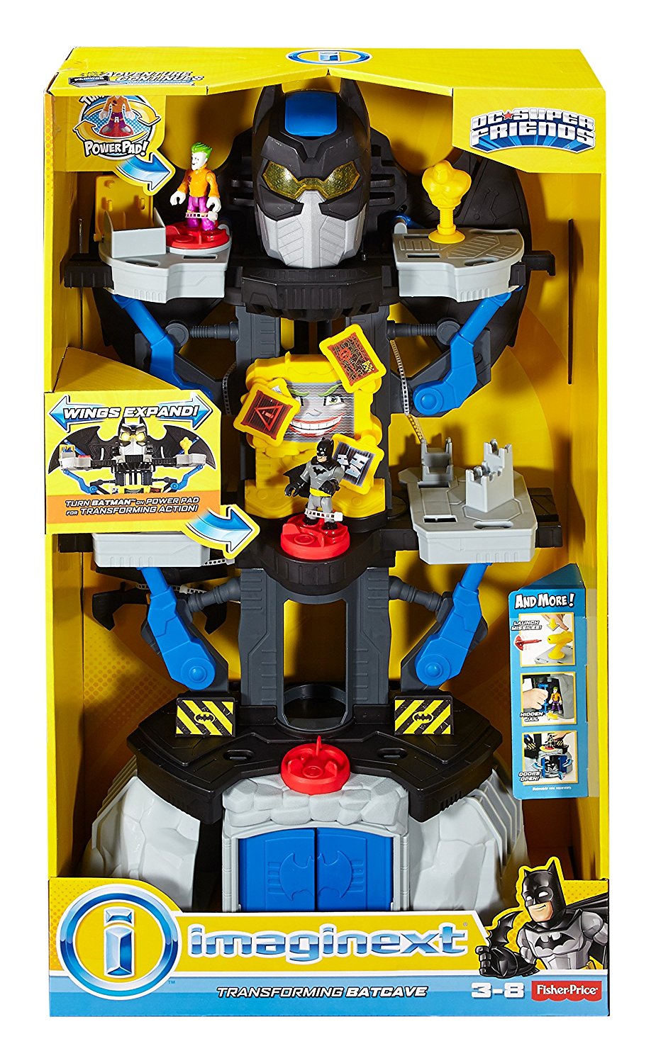 imaginext dc super friends transforming batcave