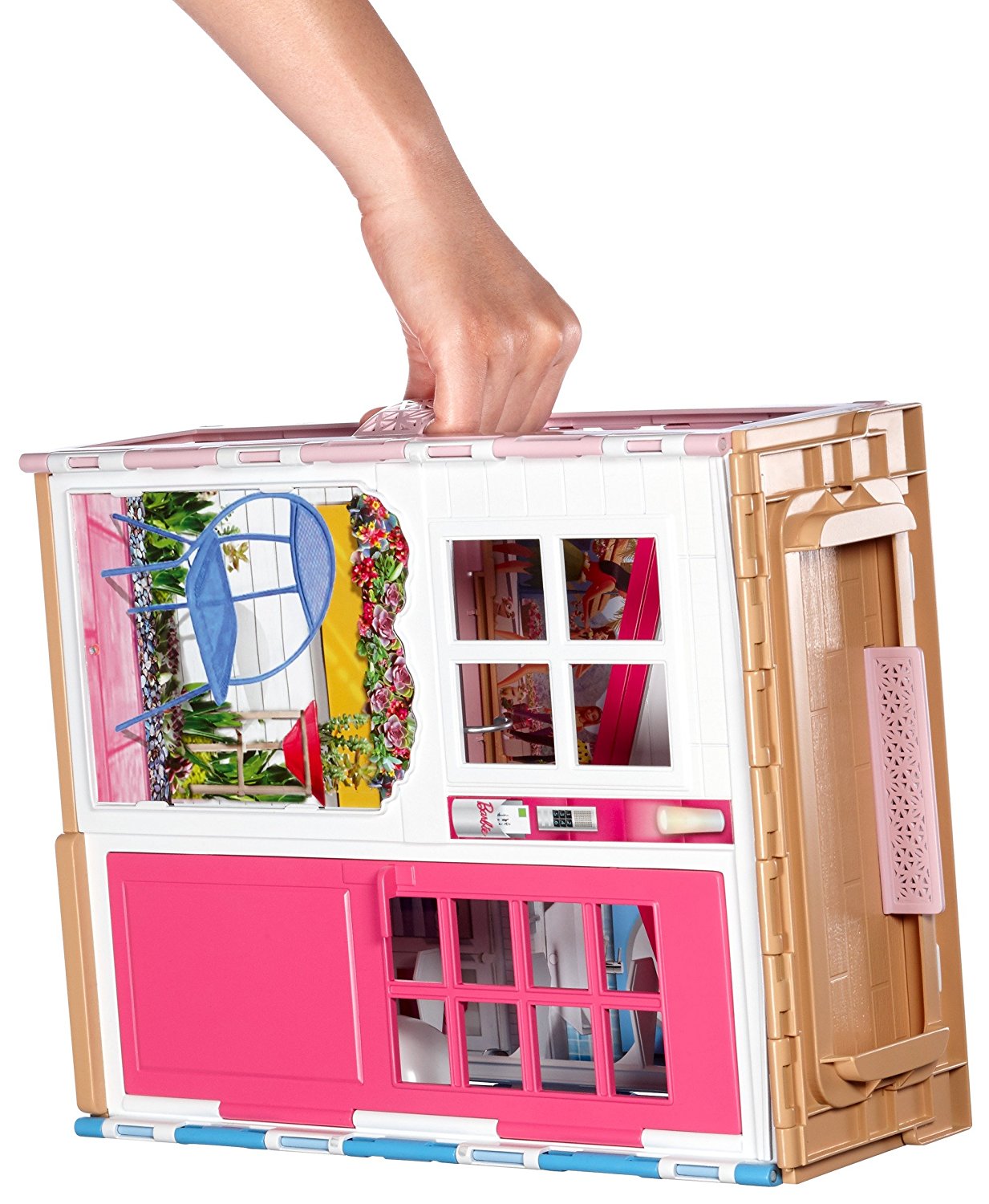 barbie two story house