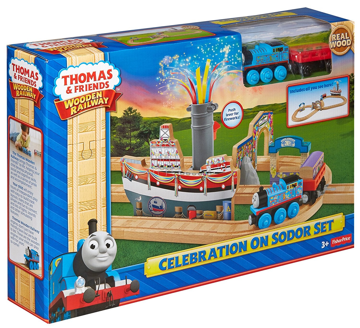 thomas and friends wooden railway set