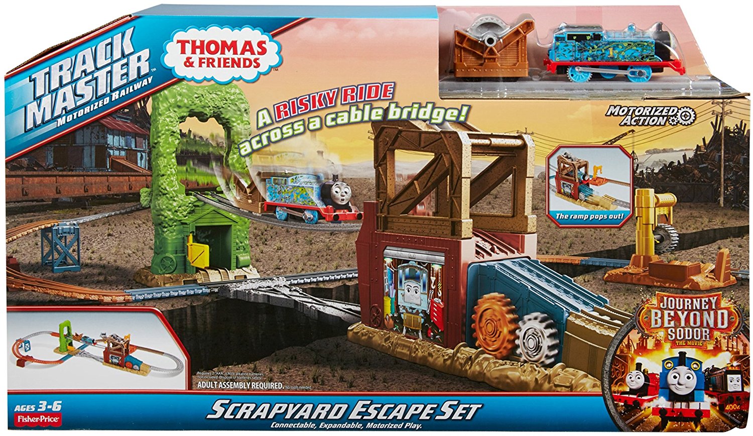 thomas and friends trackmaster scrapyard escape set