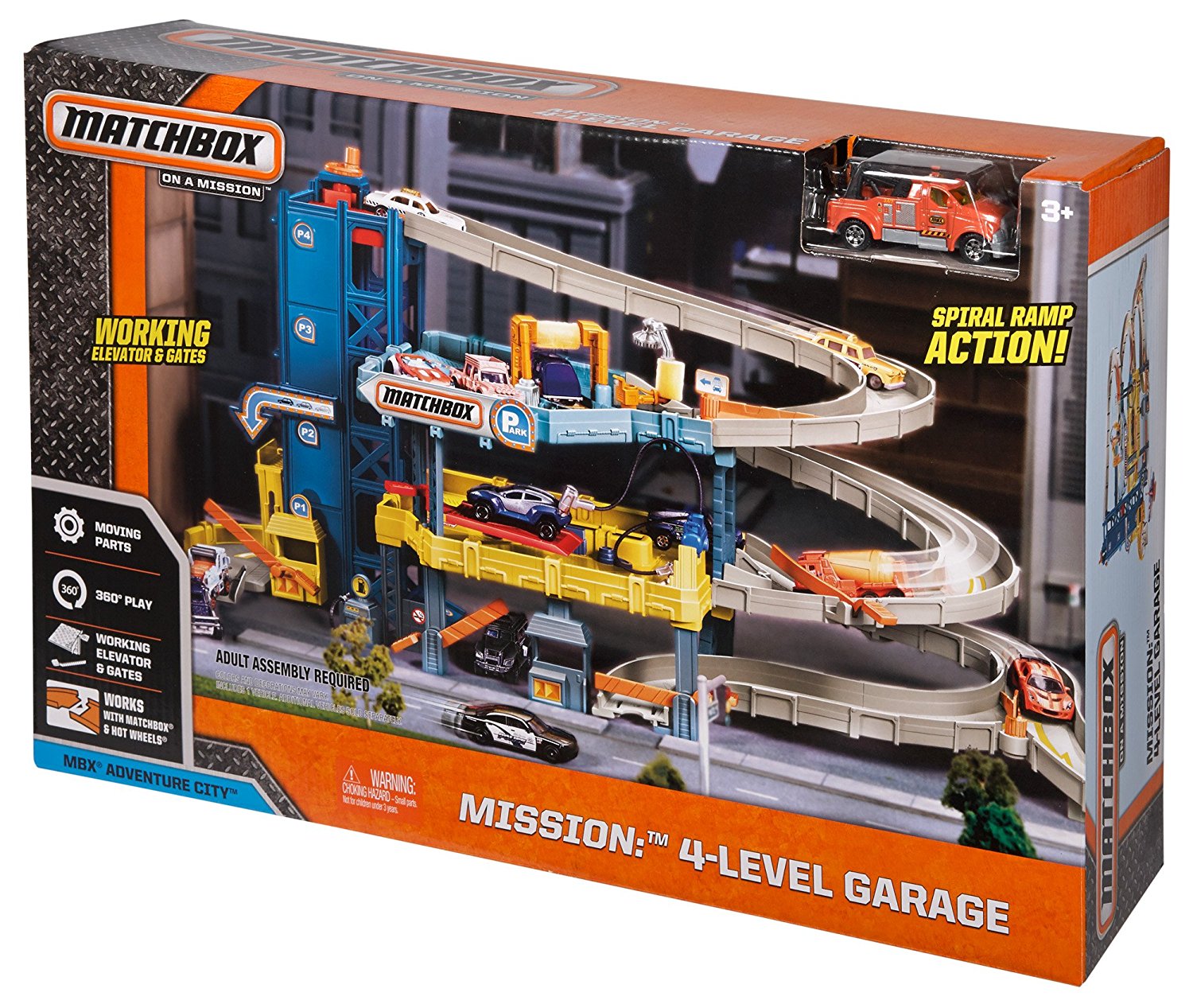 matchbox 4 level garage