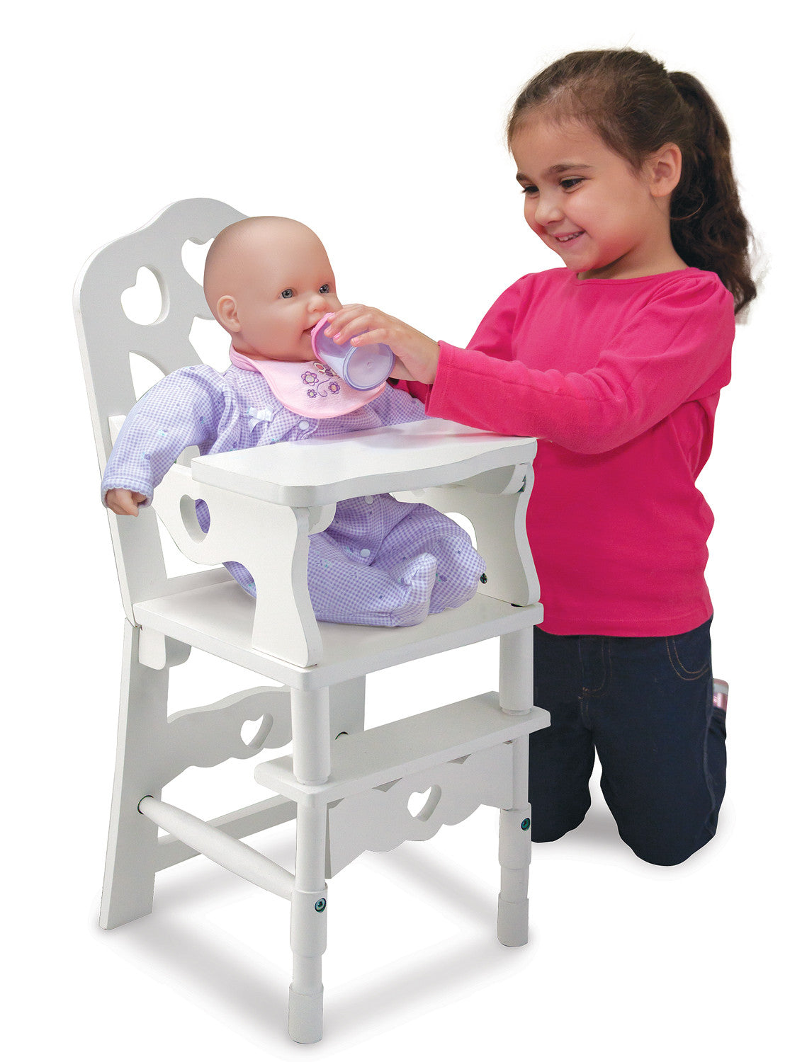 Melissa Doug Wooden Doll High Chair 9382 You Are My Everything