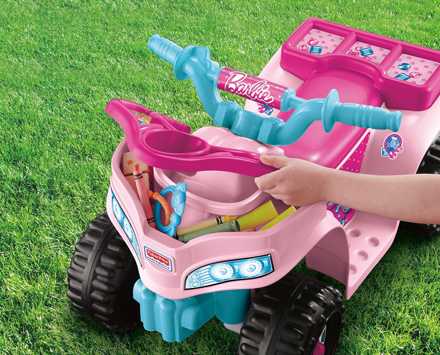 barbie power wheels quad