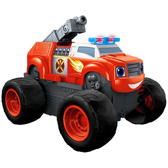 fire truck monster truck toy