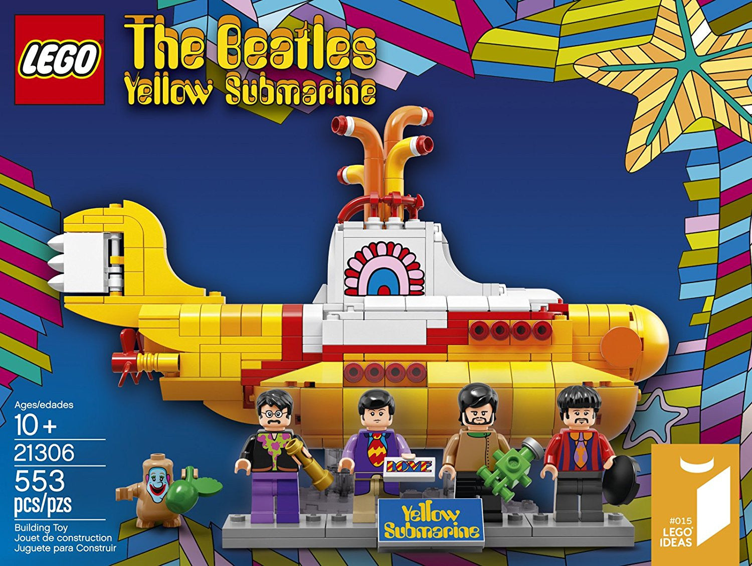 lego ideas 21306 yellow submarine building kit