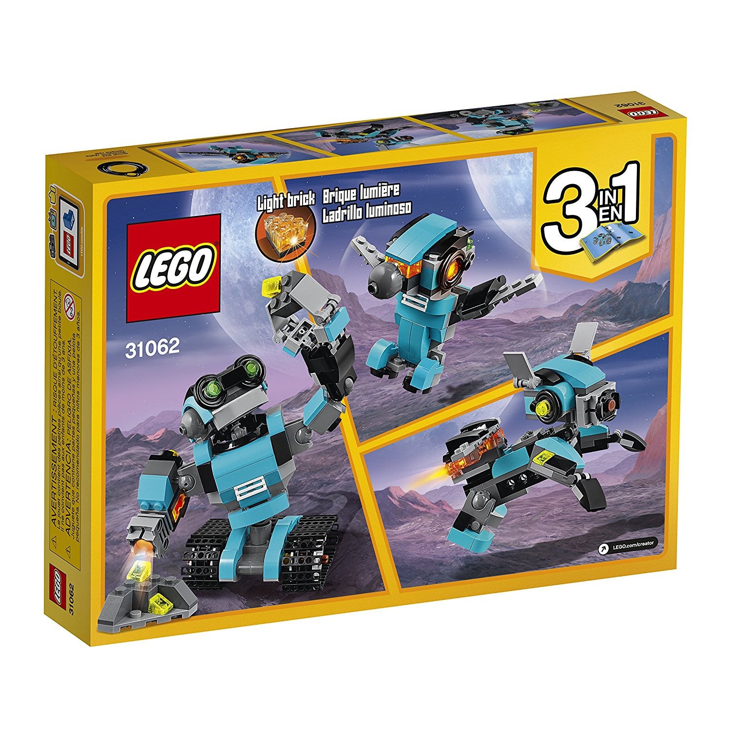 lego creator robo explorer 31062