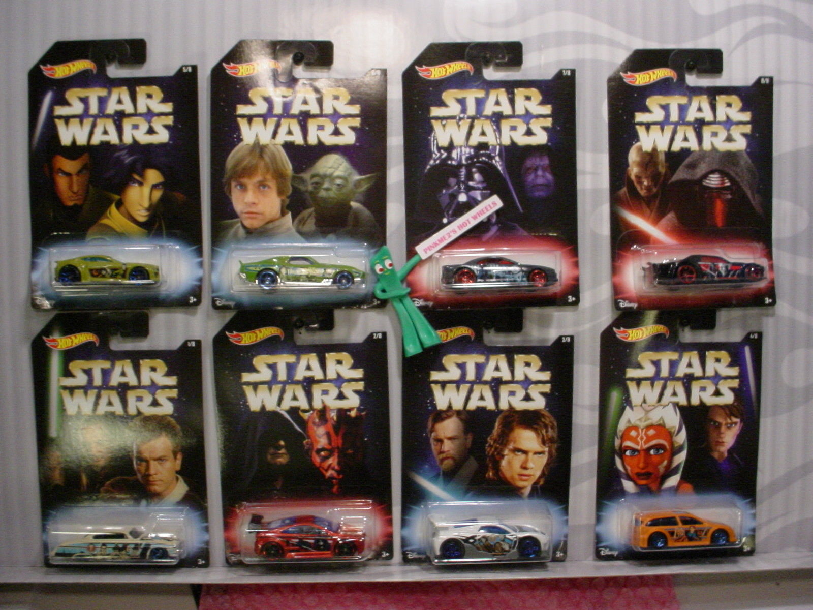 star wars hot wheels set of 8