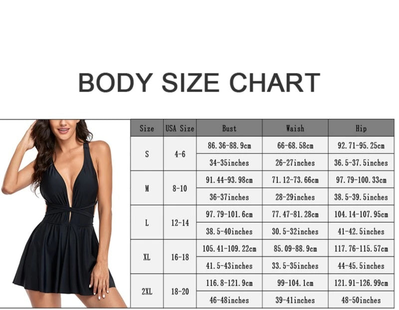 European And American One-piece Skirt Swimsuit Deep-V Open Back Skin-Friendly Breathable Sexy Charming Swimsuit, iBuyXi.com - Shop Unique Selection Of Products, Online shopping store, Affirm Payment, Pay with Free Interest Installments, Summer Collection, Tankini Set, Tankini Bikini One Piece Set, Swimwear, Discount Shopping