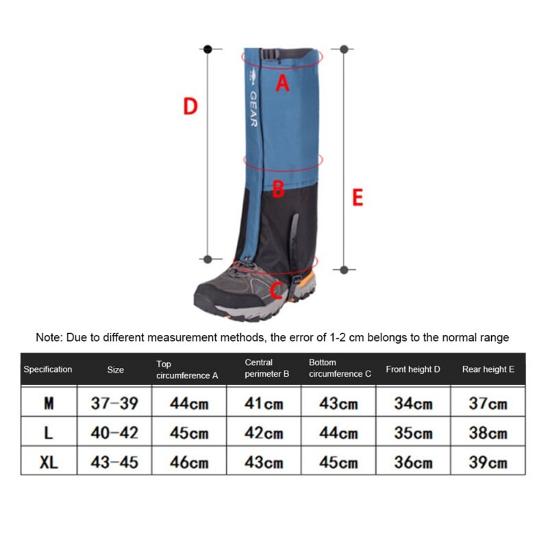 Outdoor, Camping, Hiking, Climbing, Waterproof Snow Legging Gaiters, Trekking, Skiing, Desert, Snow Boots, Shoes, Covers Accessories, Sports, iBuyXi.com, Online shopping store, Sport collection, winter collection, Sporting goods vendor, Free Shipping