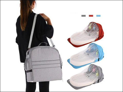 Portable Traveling Baby Crib Diaper Bag
