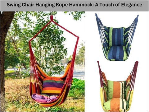 Swing Chair Hanging Rope Hammock