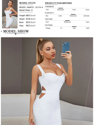 Look effortlessly stylish in this Hollow Out Tank Sleeveless White Mini Dress! The perfect blend of sophistication and modernity, this timeless design will add flair to your wardrobe. Shop now at iBuyXi