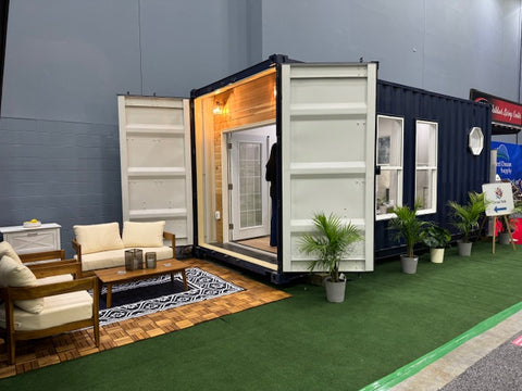 ConexTalk Home and Garden Show Container Office Booth 599A