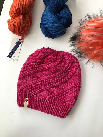 Pattern for hat in Malabrigo Chunky