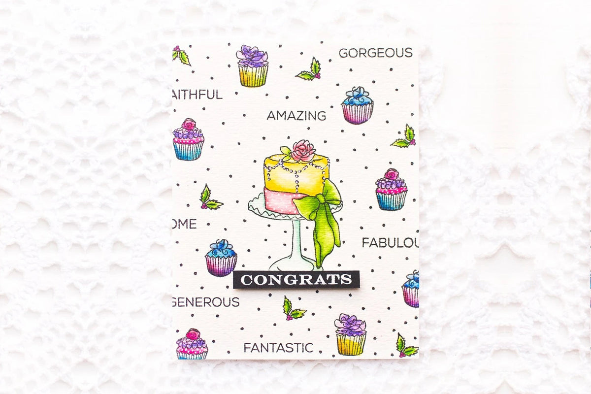 birthday stamps for card making - Altenew