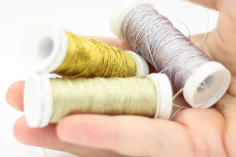 Altenew's metallic thread are great card embellishments