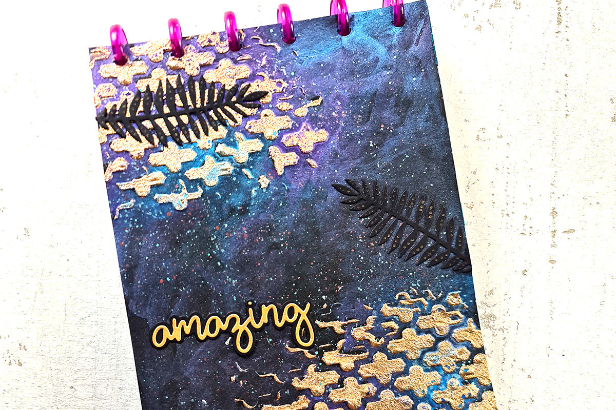 How-to Video: Easy Mixed Media Art Journal Page - Altenew Scrapbook