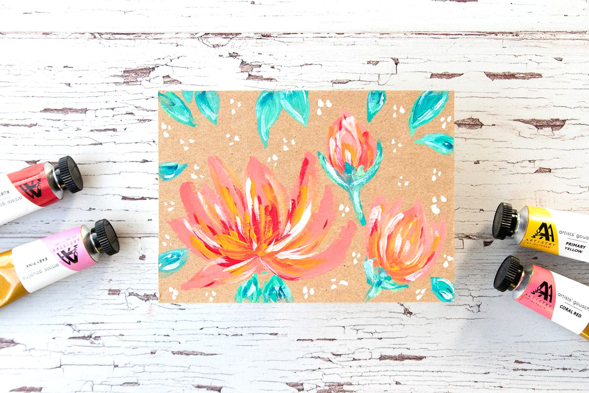 5 Fun Ways to Use Gouache for Your Cardmaking Designs – Altenew