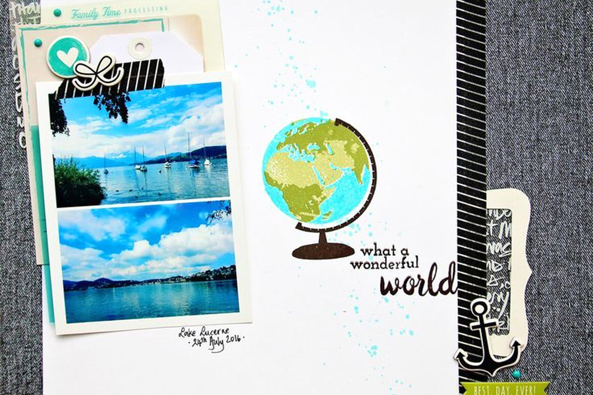 Travel Scrapbook Page, Projects