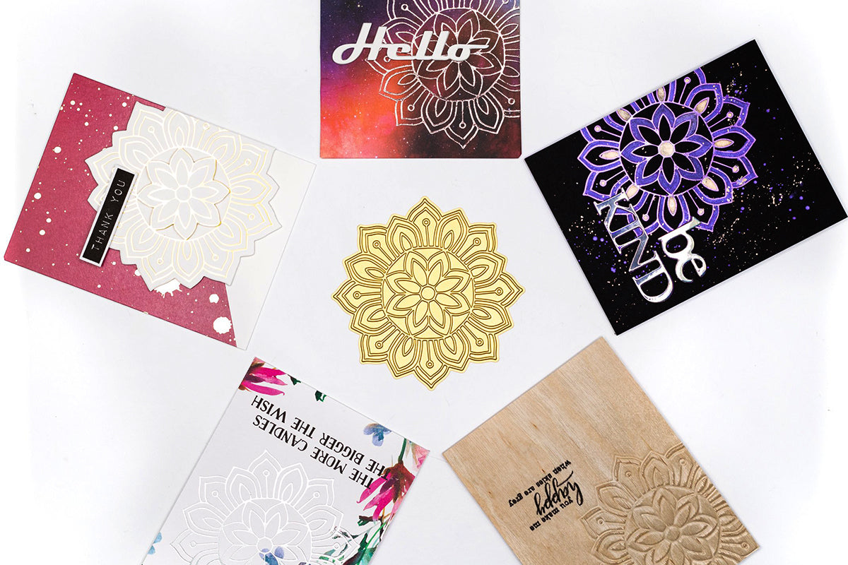 Create Beautiful Embossed Designs with Manual Hot Foil Stamping