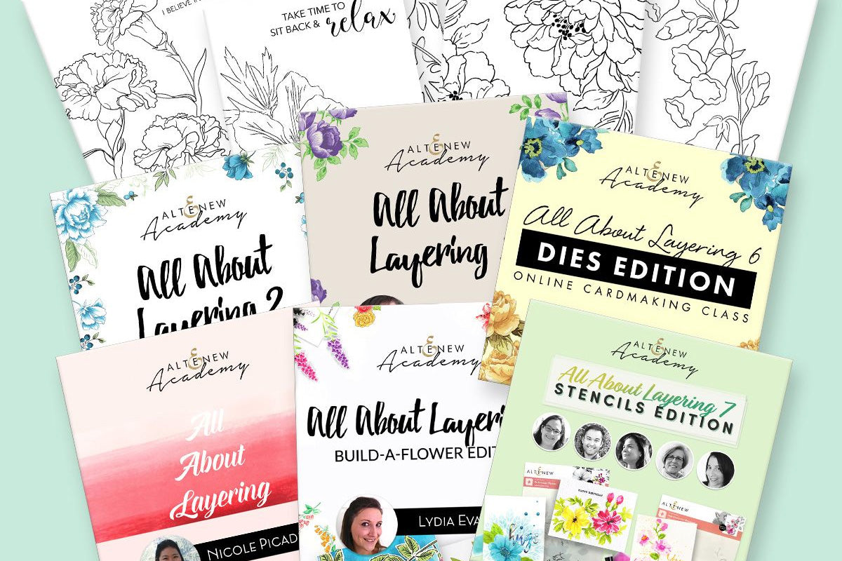 Altenew has tons of free resources for crafters - from free coloring sheets to free online cardmaking classes