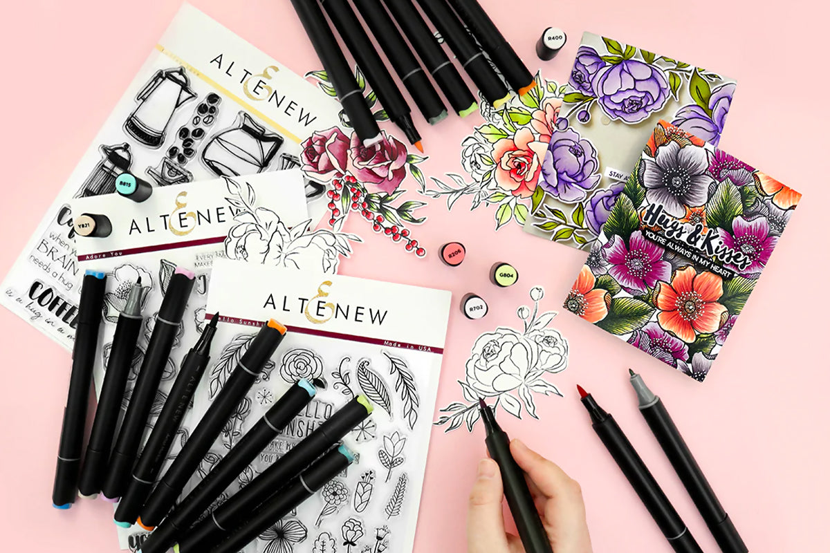 Find the best alcohol markers for coloring here at Altenew!