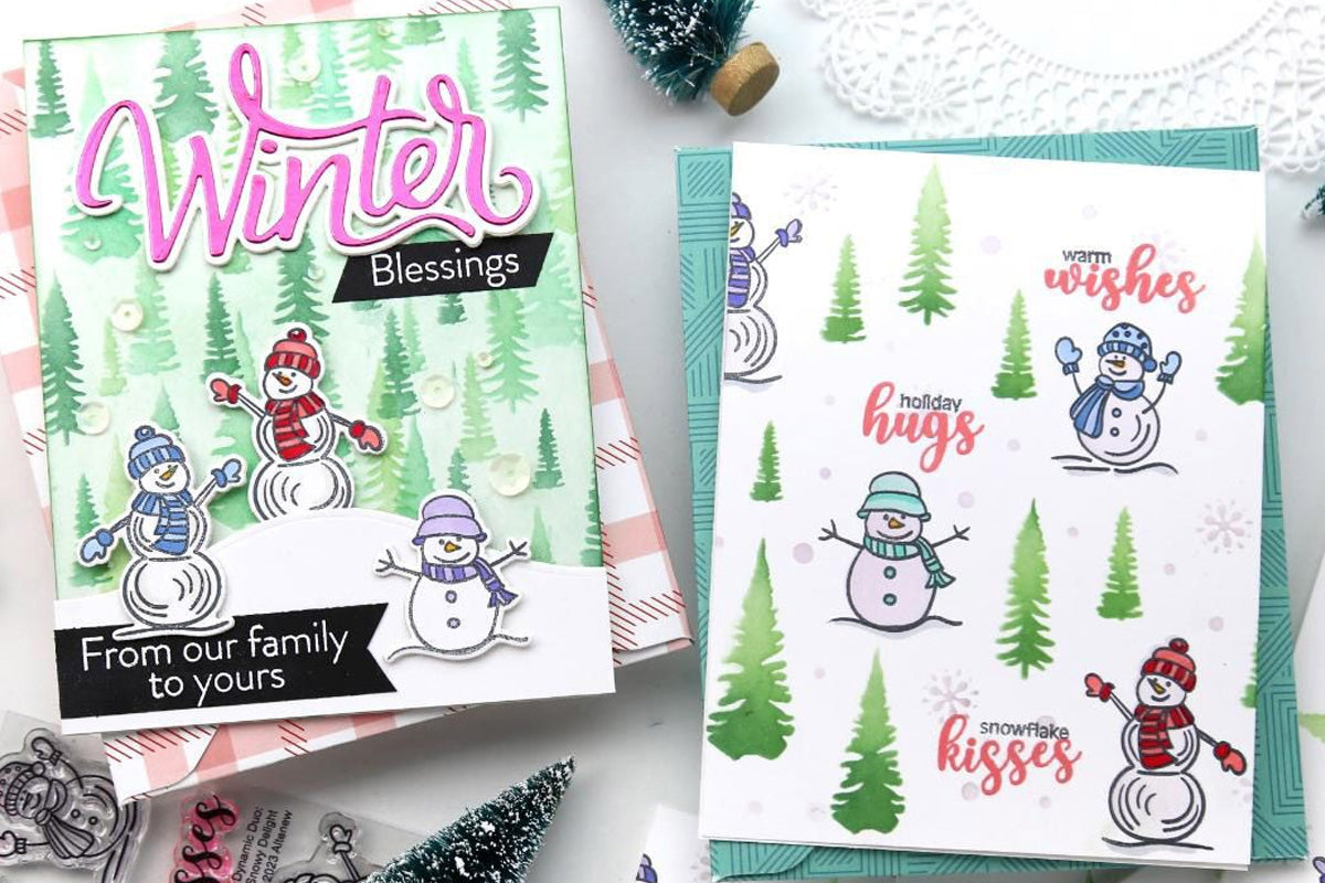 How to Make Christmas Cards with Unique Embossing Techniques - Cut, Color,  & Create