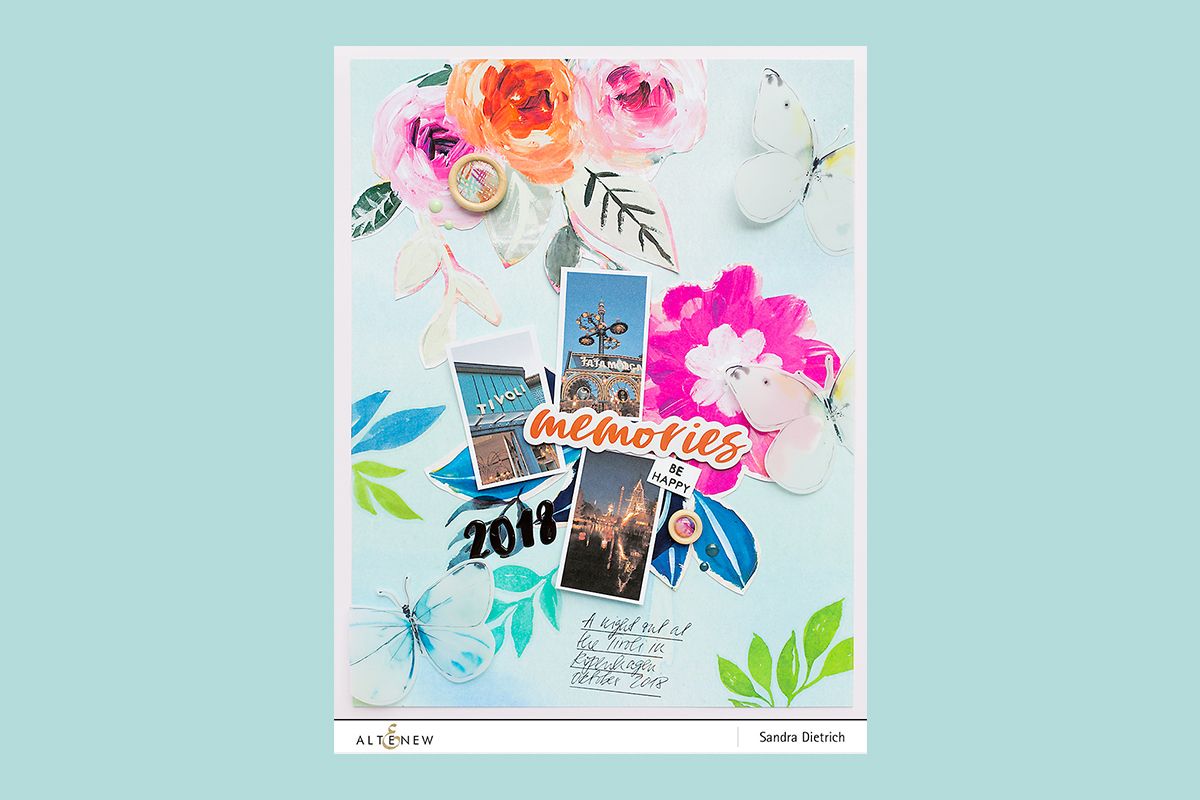 DIY scrapbooking memories