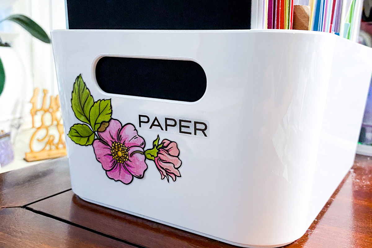 Organizing your crafting paper with the Paper Junkie Paper Storage