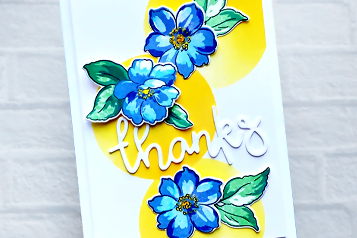 Learn what to write in a thank you card by getting inspiration from this thank-you themed stamp set!