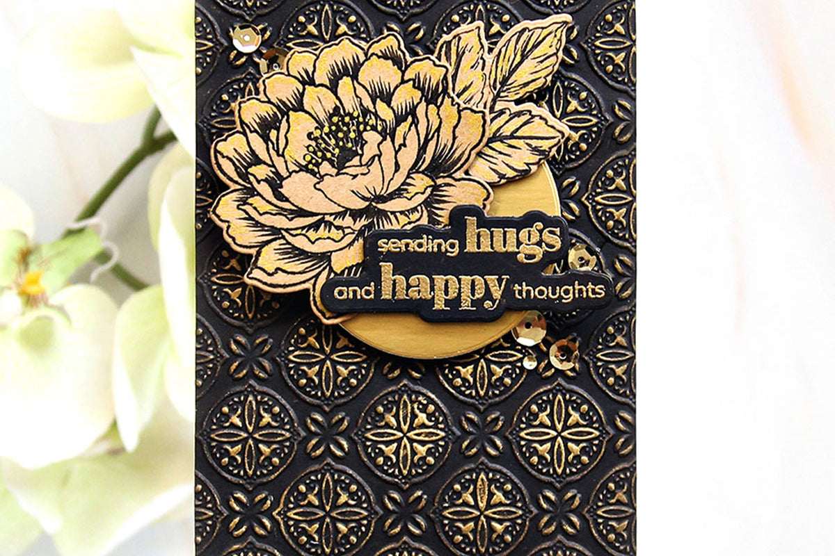 Discover beautiful stamps to pair with embossing techniques here!