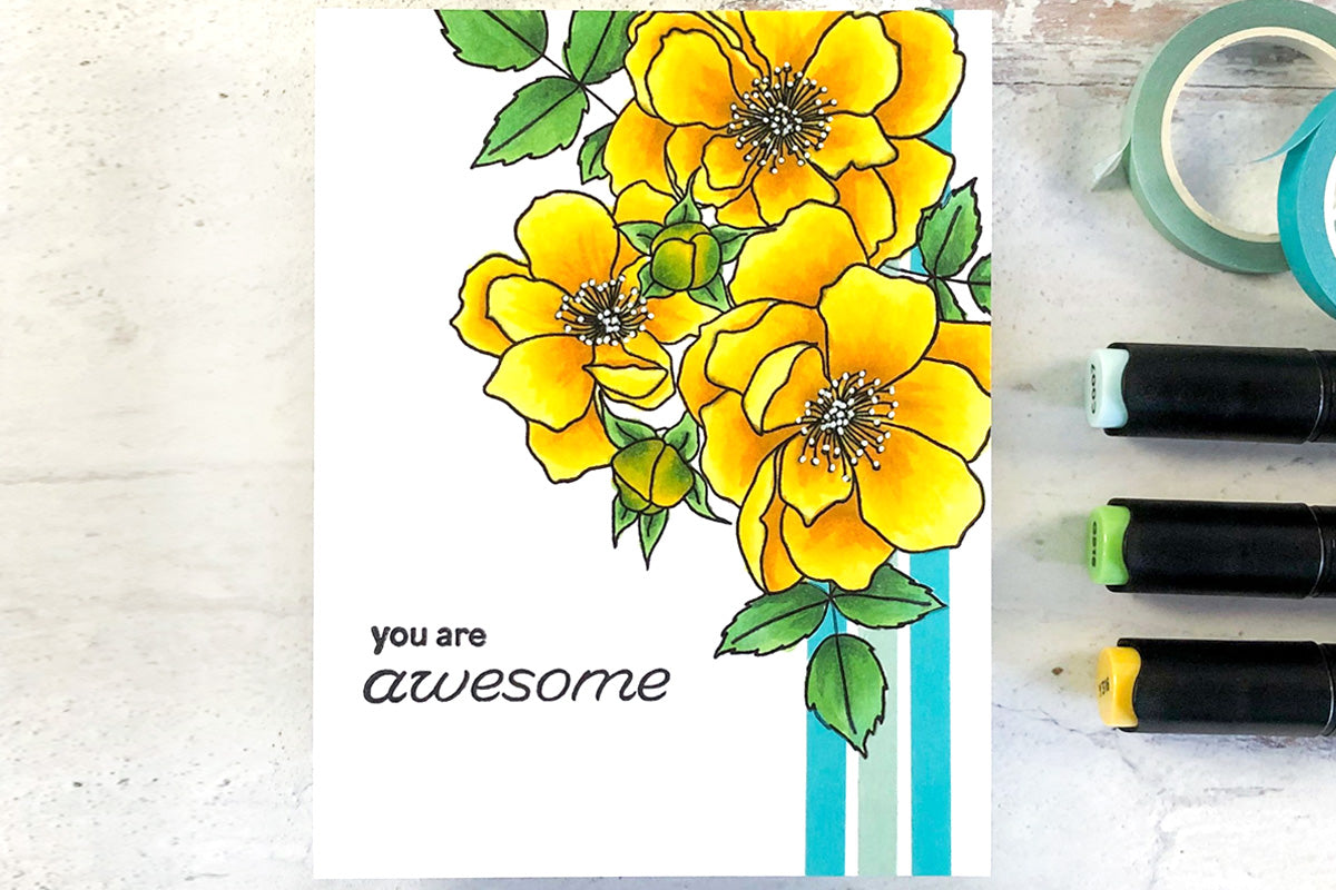 Grumbee Everyday - Bee washi tape - Cute washi tape – My Sweet Paper Card