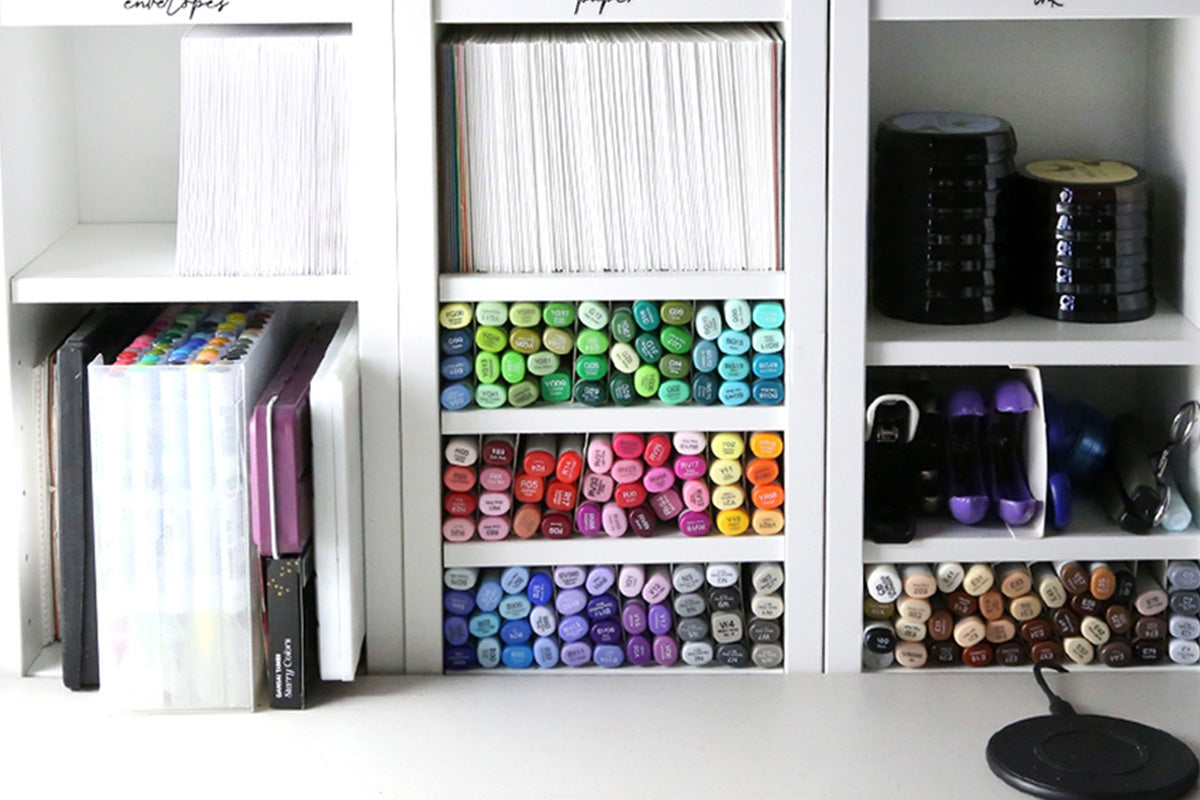 Organize your craft room with Stamp-n-Storage products