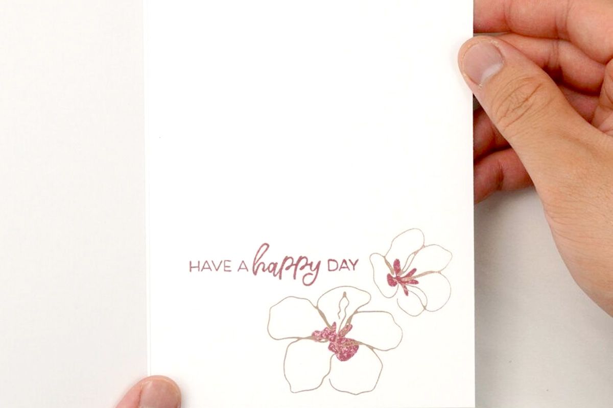 Create modern designs inside of your cards with this beautiful line art stamp set!