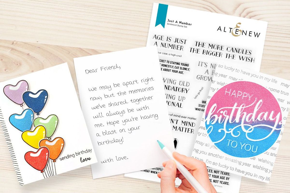 Find the best greeting card message ideas for all occasions here at Altenew!