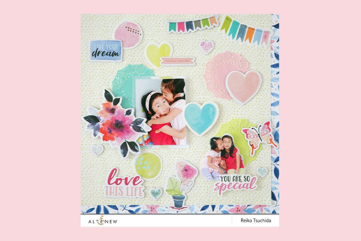 How to Create a 3D Scrapbook Page - Altenew Scrapbook