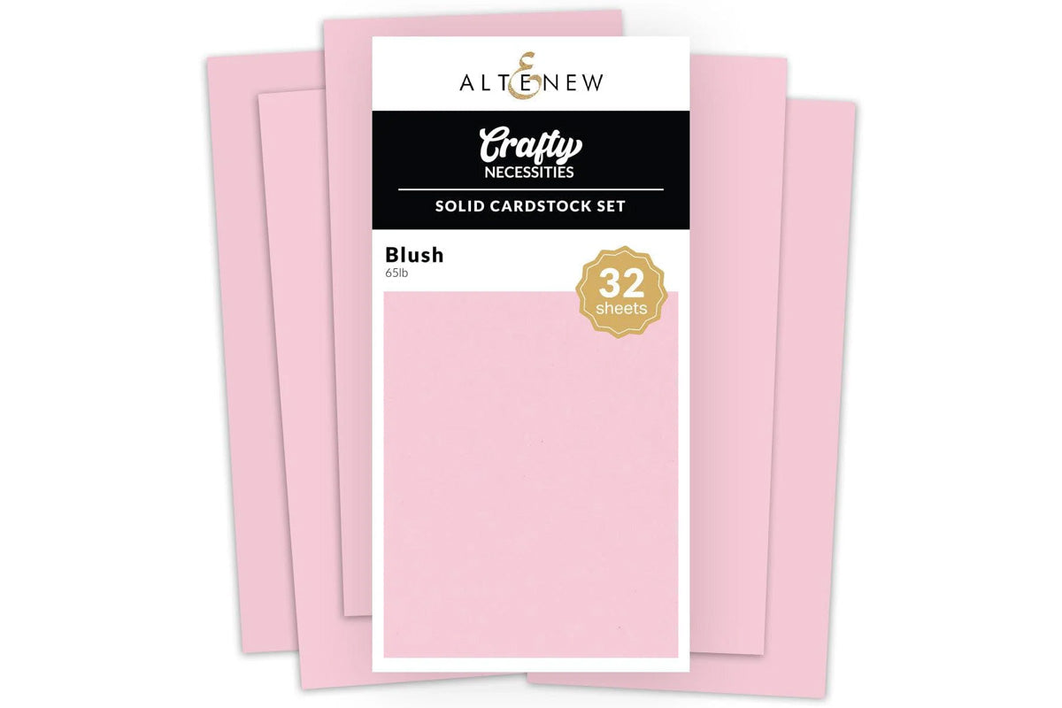Crafty Necessities: Solid Cardstock Set - Blush