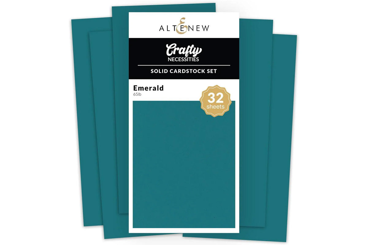 Crafty Necessities: Solid Cardstock Set - Emerald