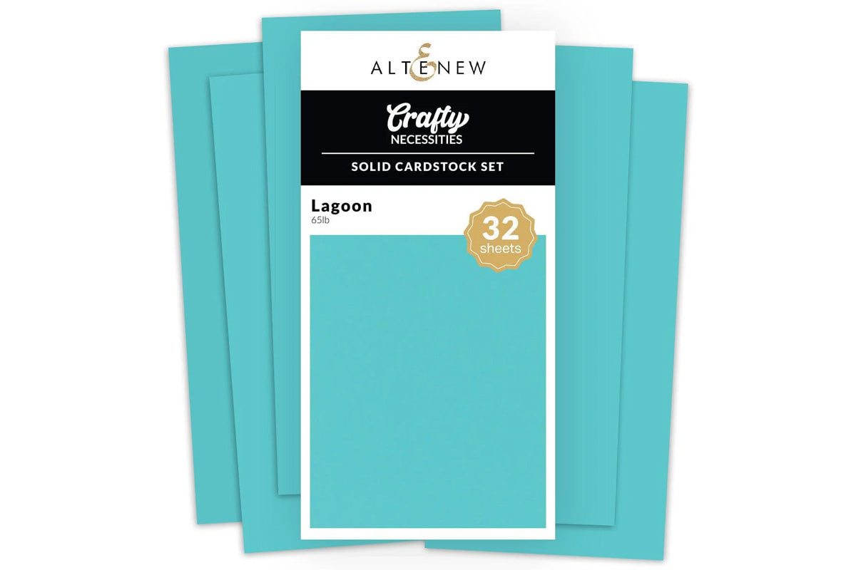 Crafty Necessities: Solid Cardstock Set - Lagoon