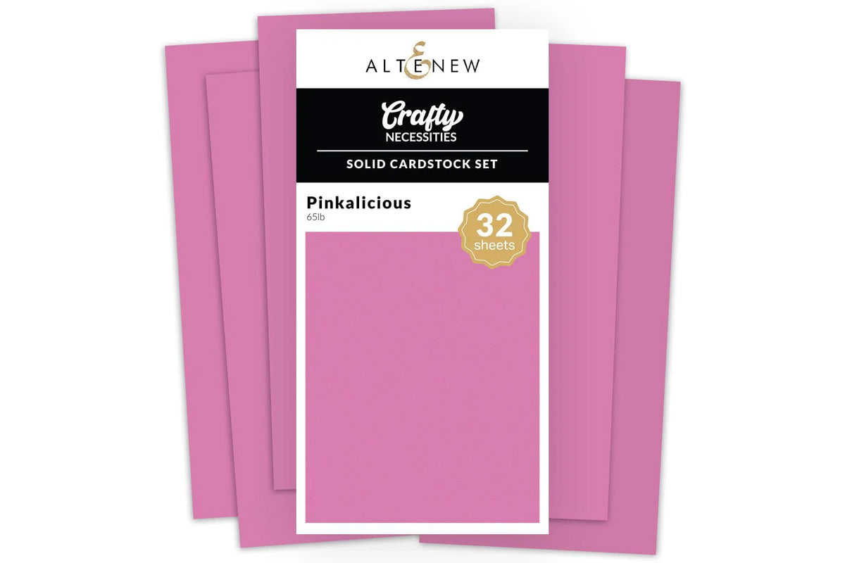 Crafty Necessities: Solid Cardstock Set - Pinkalicious
