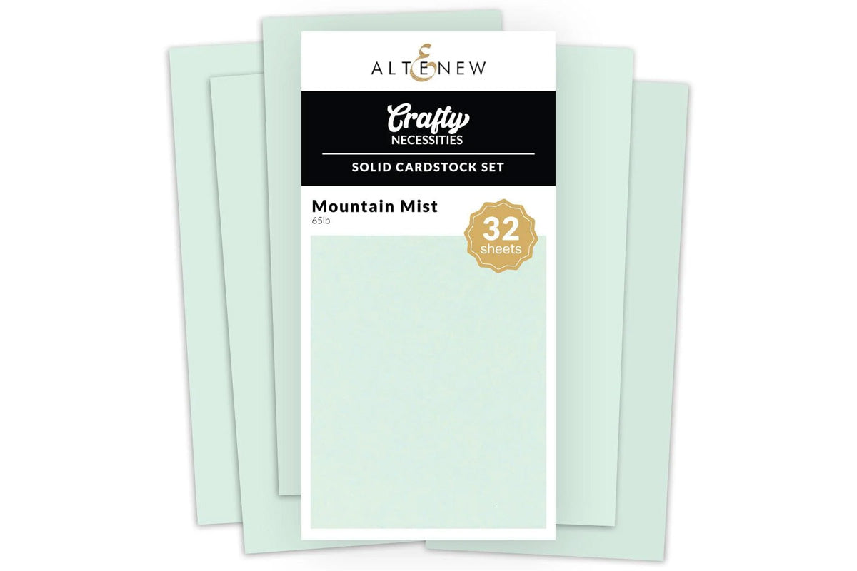 Crafty Necessities: Solid Cardstock Set - Mountain Mist