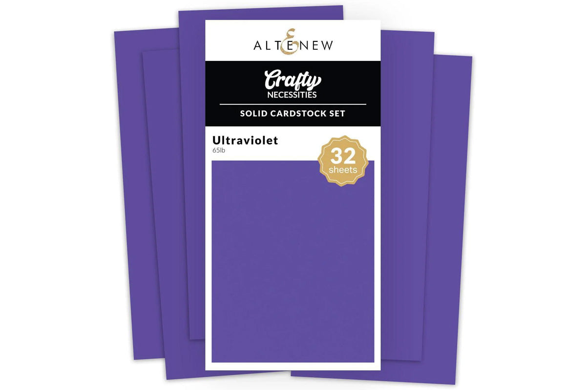 Crafty Necessities: Solid Cardstock Set - Ultraviolet